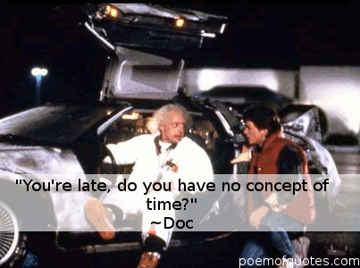 A quote about time