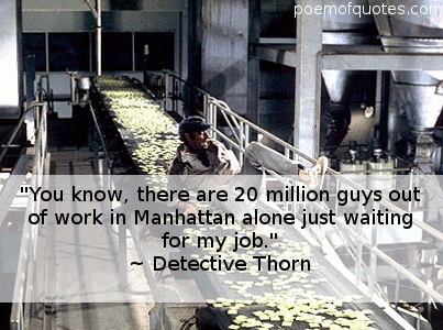 A quote from Soylent Green
