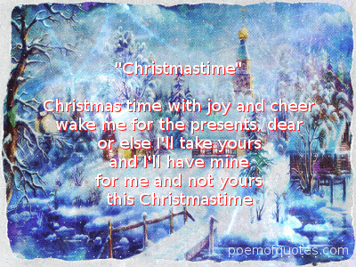 Christmastime poem