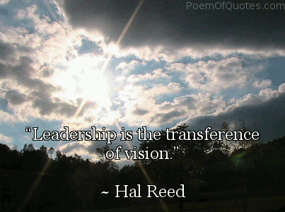 A quotation on leadership